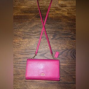 Coach Bold Pink Crossbody Bag